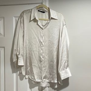 Zara Cream Satin Too